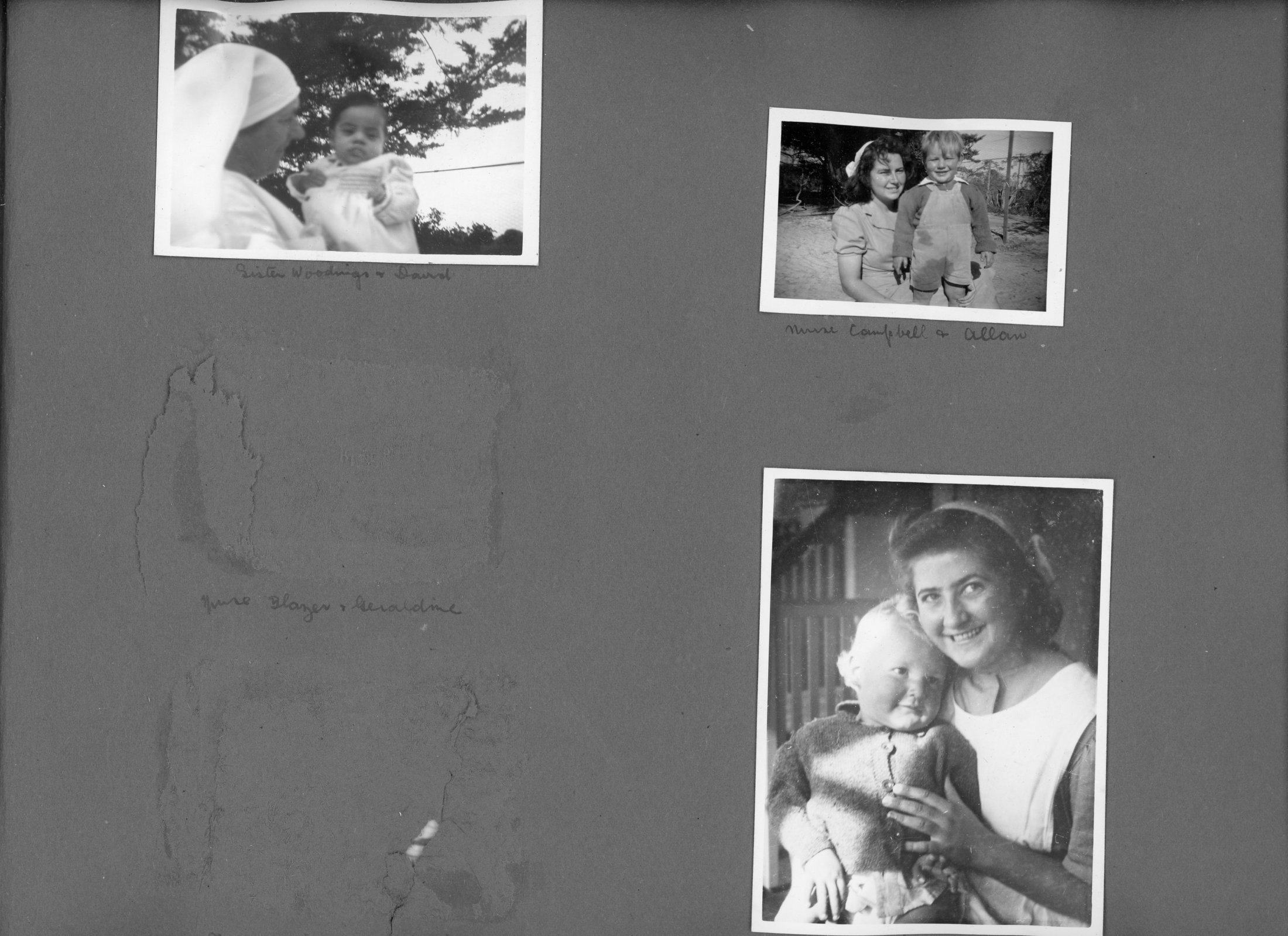 1940-50 - KC - Sister Woodings, David & Nurse Campbell, Allan & Nurse Jones, Lerry