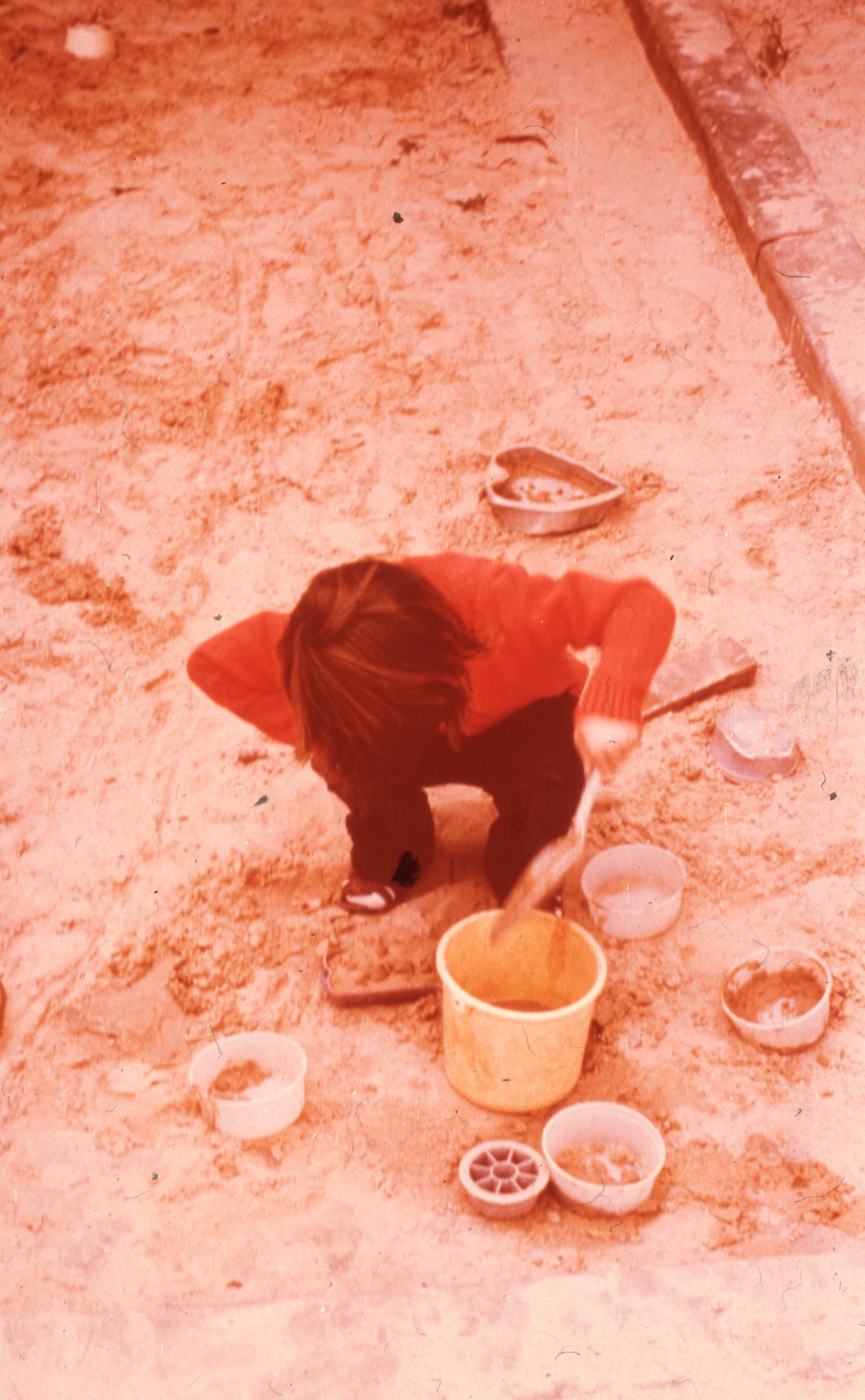 1970-80 - KC - Child Playing In Sandpit