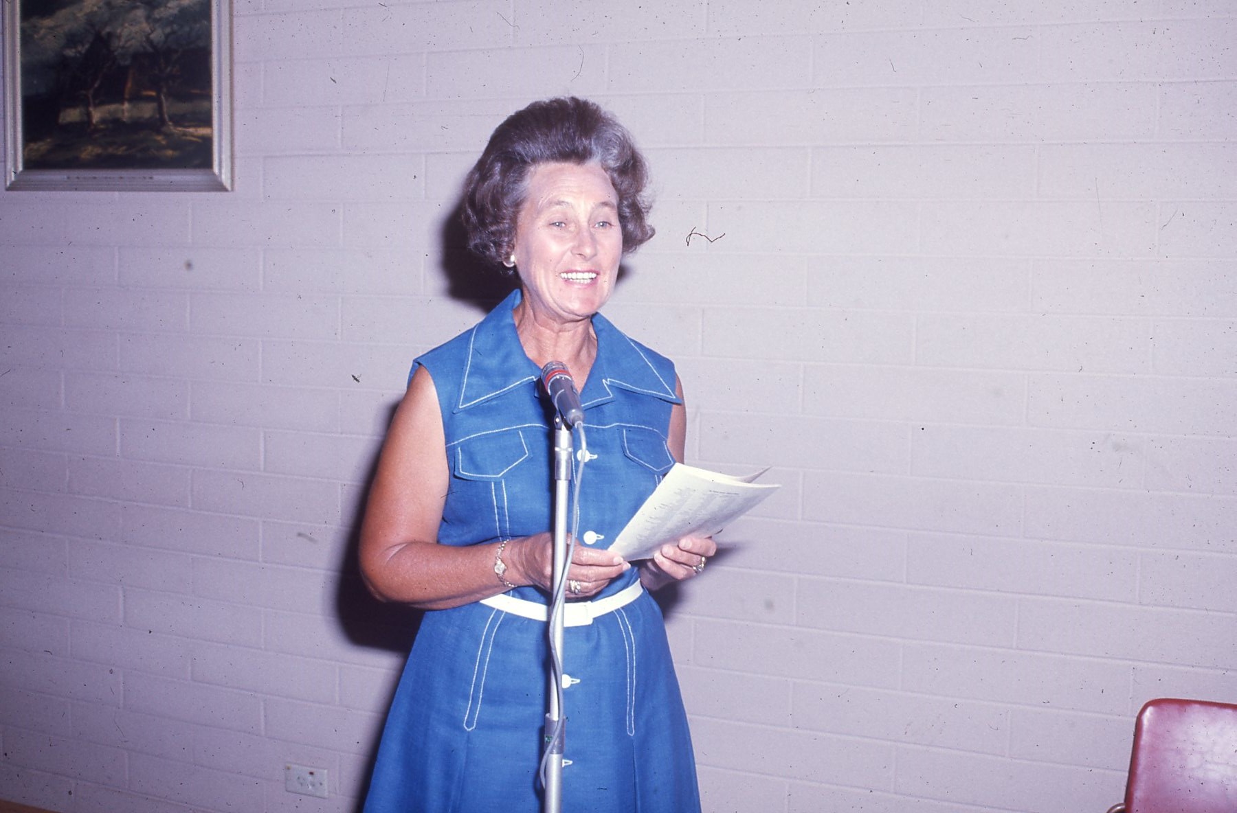 1975 - Kate Cocks Speaker - Mrs. P. Uimpani